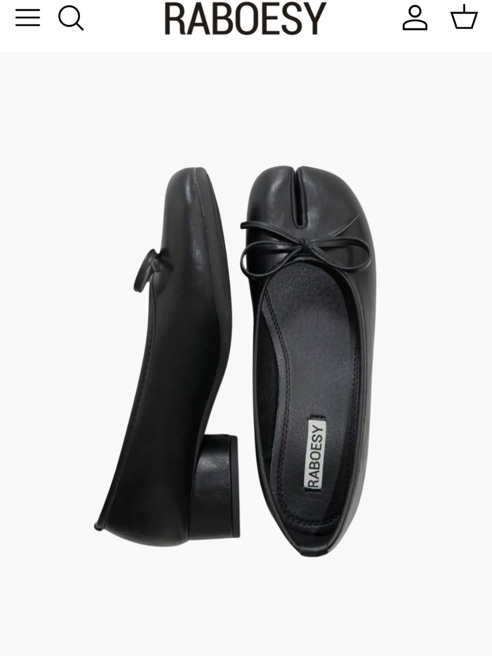 Bow Tie Tabi Pumps from Raboesy